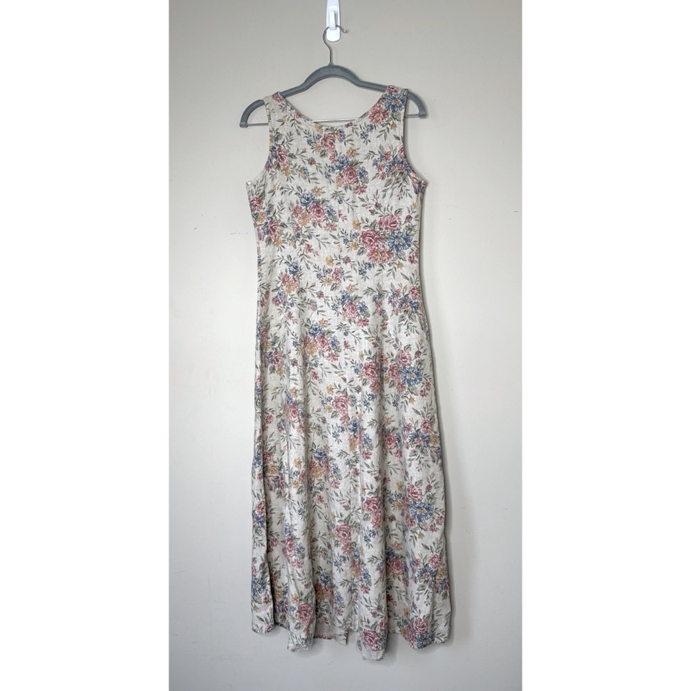 G.H. Bass & Co Floral Sleeveless Dress Size Medium - Picture 2 of 4